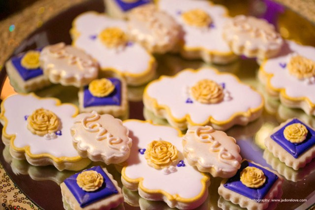 | Modern Opulence Gold Wedding Dessert Table | cake cupcakes cake pops dessert shooters cookies | www.cwdistinctivedesigns.com | #gold #desserttables #wedding
